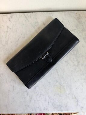 Ralph Lauren Dorian Vachetta Envelope Clutch